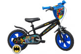TPFSports DC Batman Kinderfahrrad - Jungen - 12 Zoll - Rücktritt + Handbremse- Schwarz